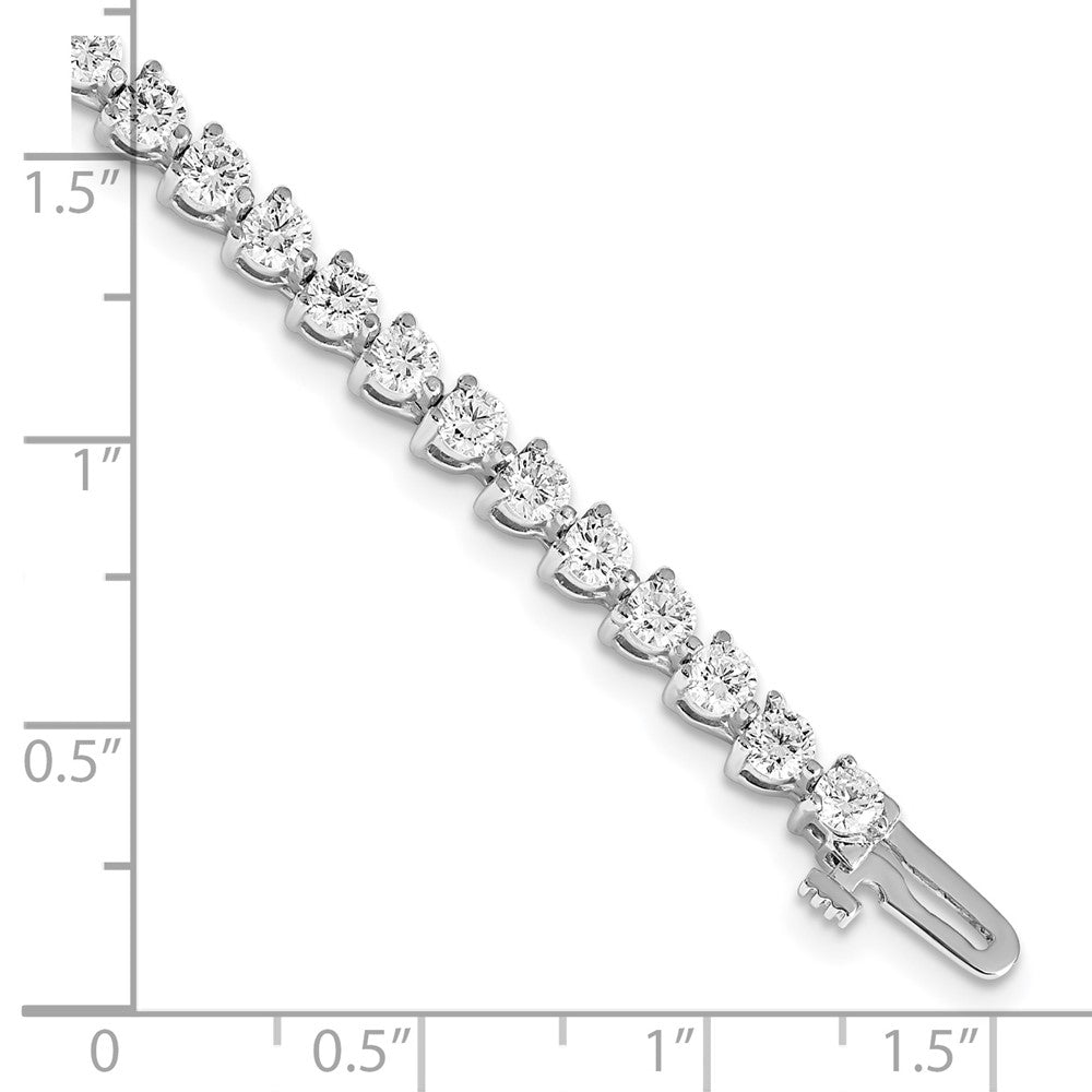 14k White Gold Diamond Tennis Bracelet Mounting