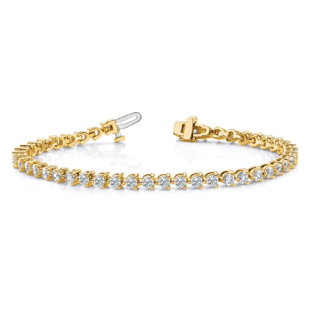 14k AAA Diamond Tennis Bracelet