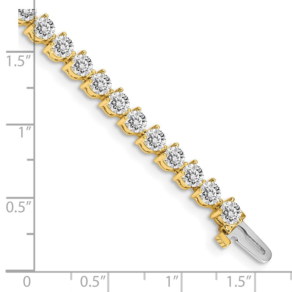 14k A Diamond Tennis Bracelet