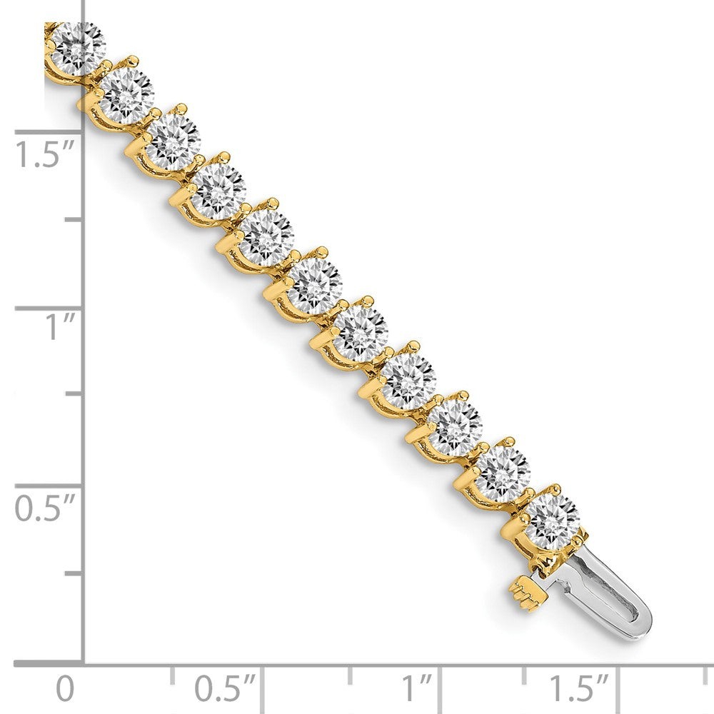 14k A Diamond Tennis Bracelet