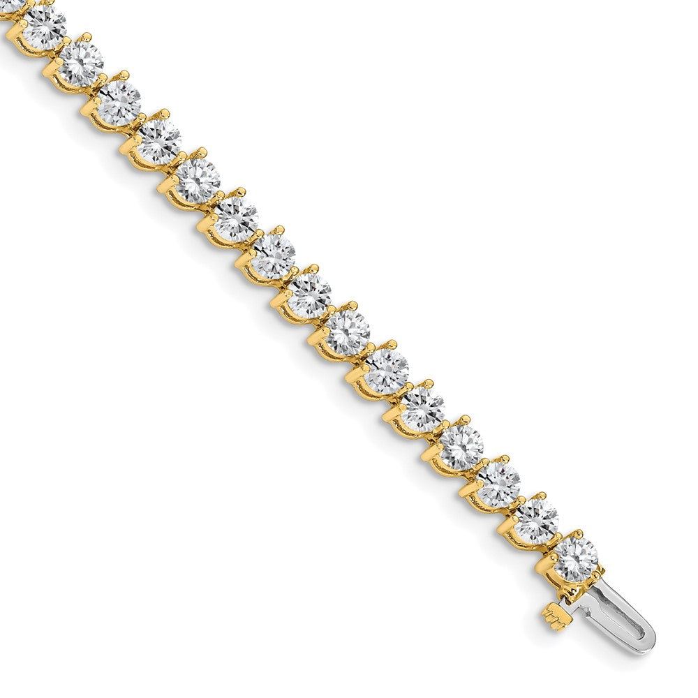14k AAA Diamond Tennis Bracelet