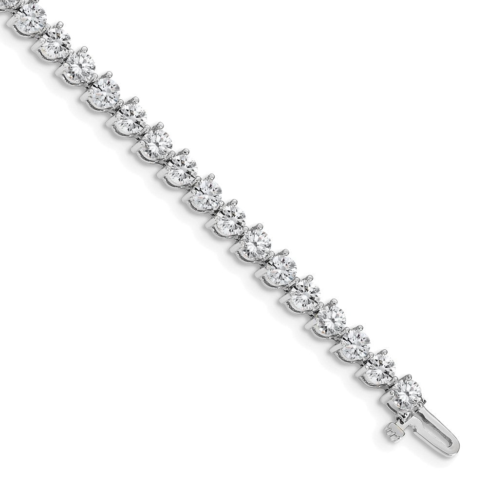 14k White Gold Diamond Tennis Bracelet Mounting
