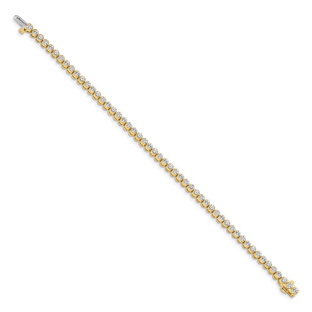 14k A Diamond Tennis Bracelet
