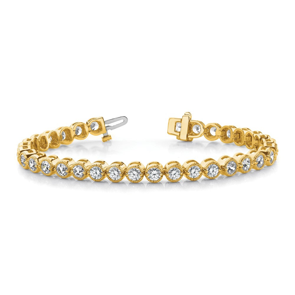 14k A Diamond Tennis Bracelet