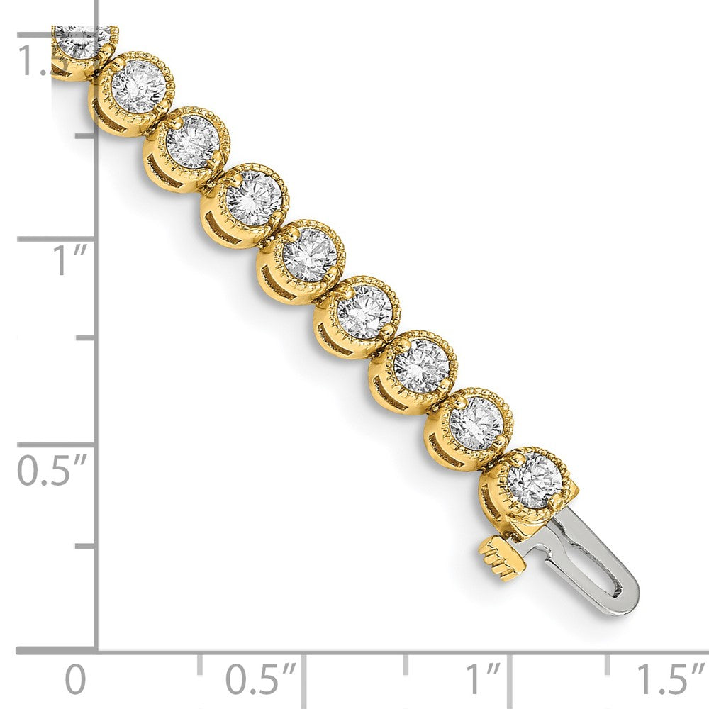 14k A Diamond Tennis Bracelet