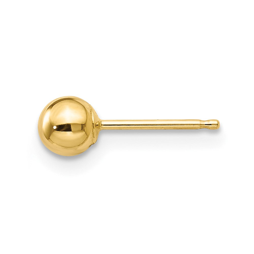 Single 14k Polished 4mm Ball Post Earring