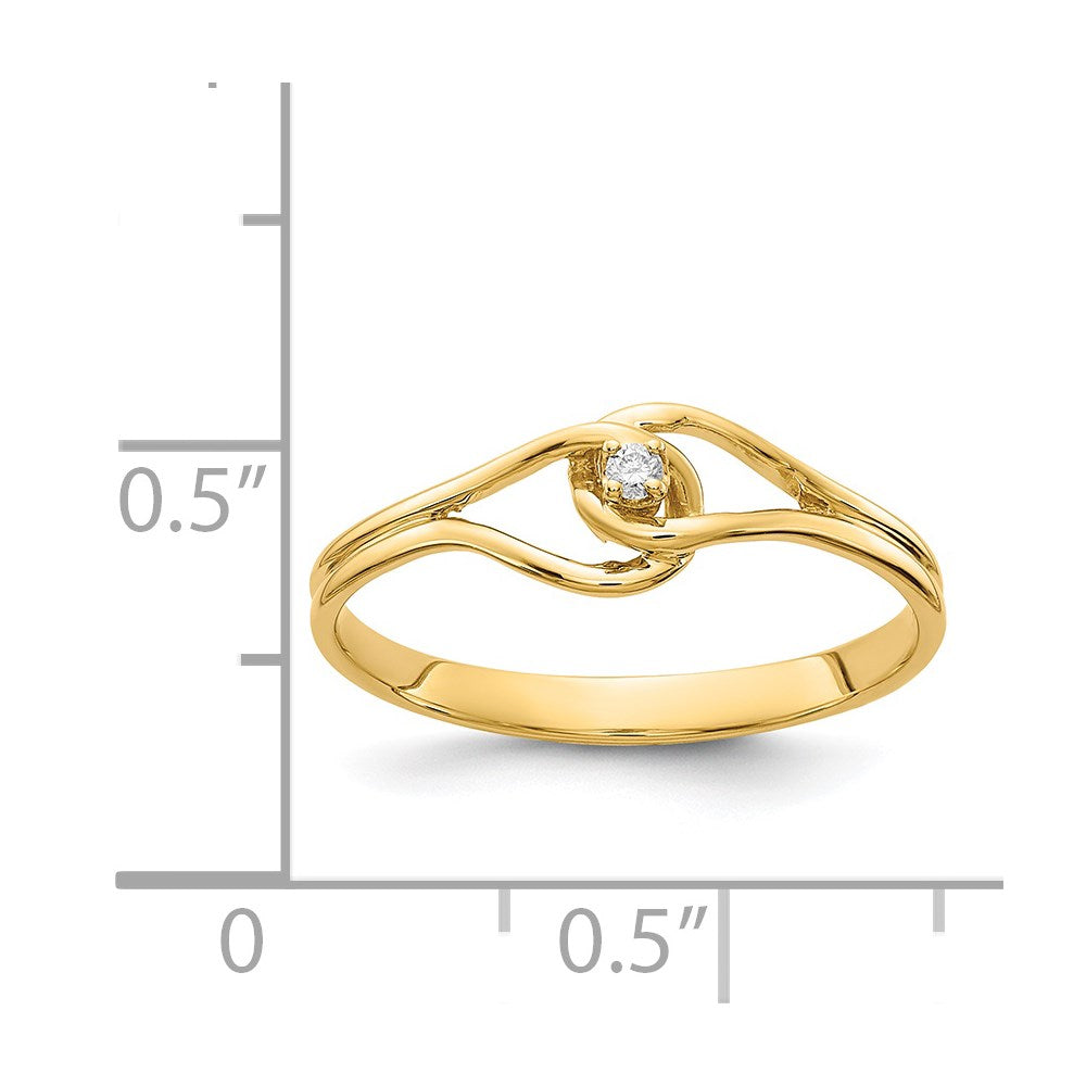 14k AAA Diamond ring