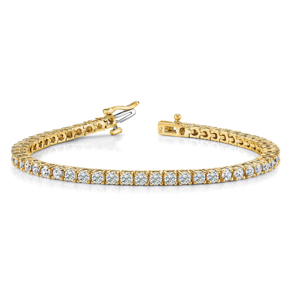14k AAA Diamond Tennis Bracelet