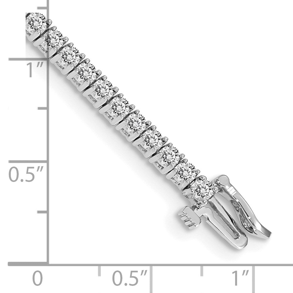 14k White Gold Tennis Bracelet Mounting