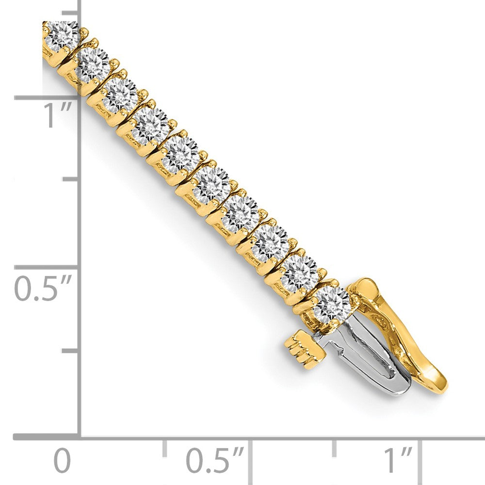 14k A Diamond Tennis Bracelet