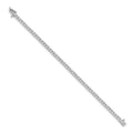 14k White Gold A Diamond Tennis Bracelet