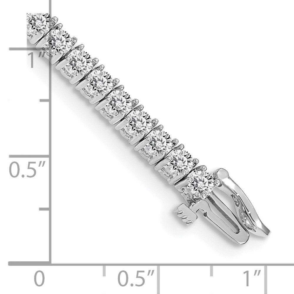14k White Gold Bracelet Mounting