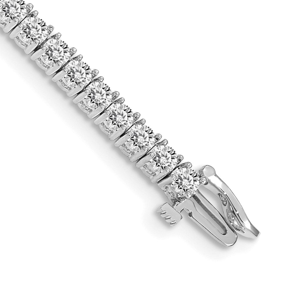 14k White Gold VS Diamond Tennis Bracelet