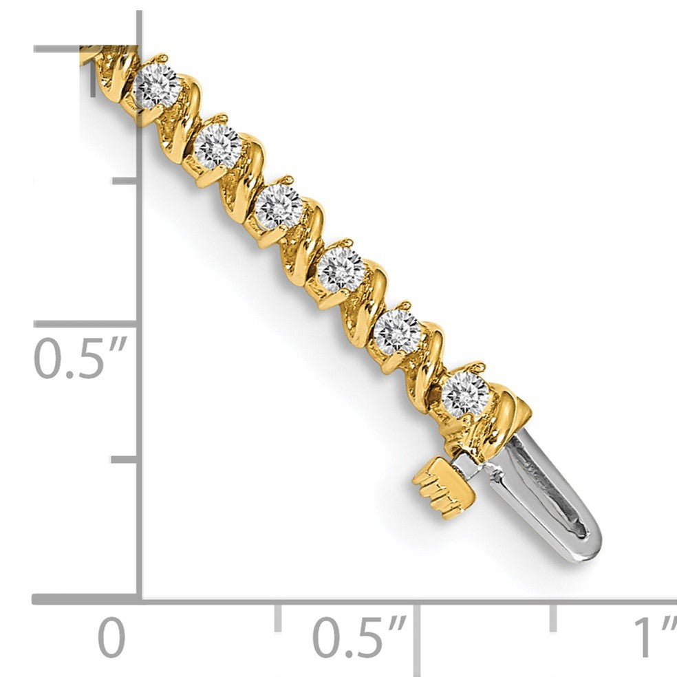 14k VS Diamond Tennis Bracelet