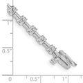 14k White Gold A Diamond Tennis Bracelet