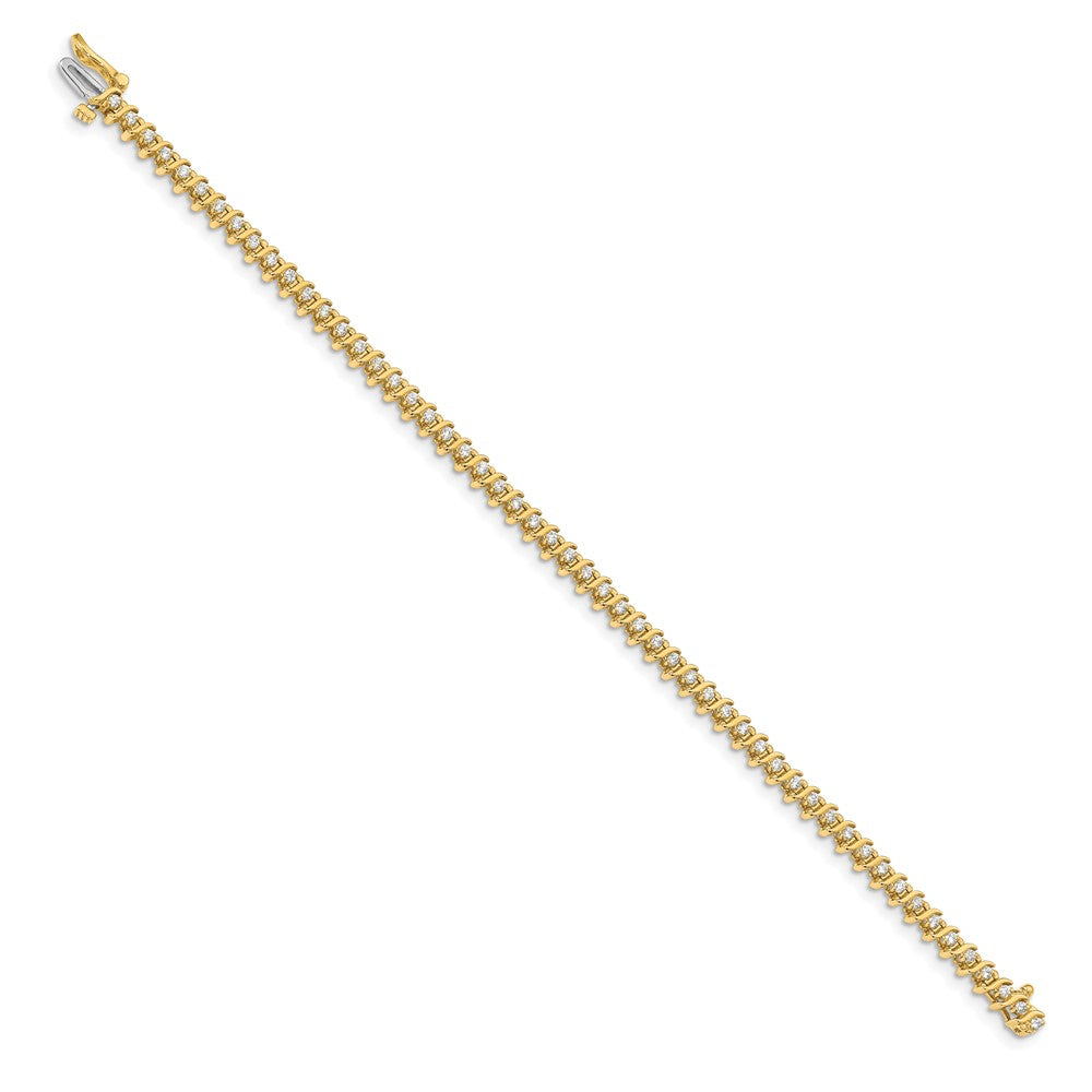 14k A Diamond Tennis Bracelet