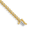 14k AAA Diamond Tennis Bracelet