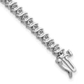 14k White Gold 1.6mm Diamond Tennis Bracelet Mounting