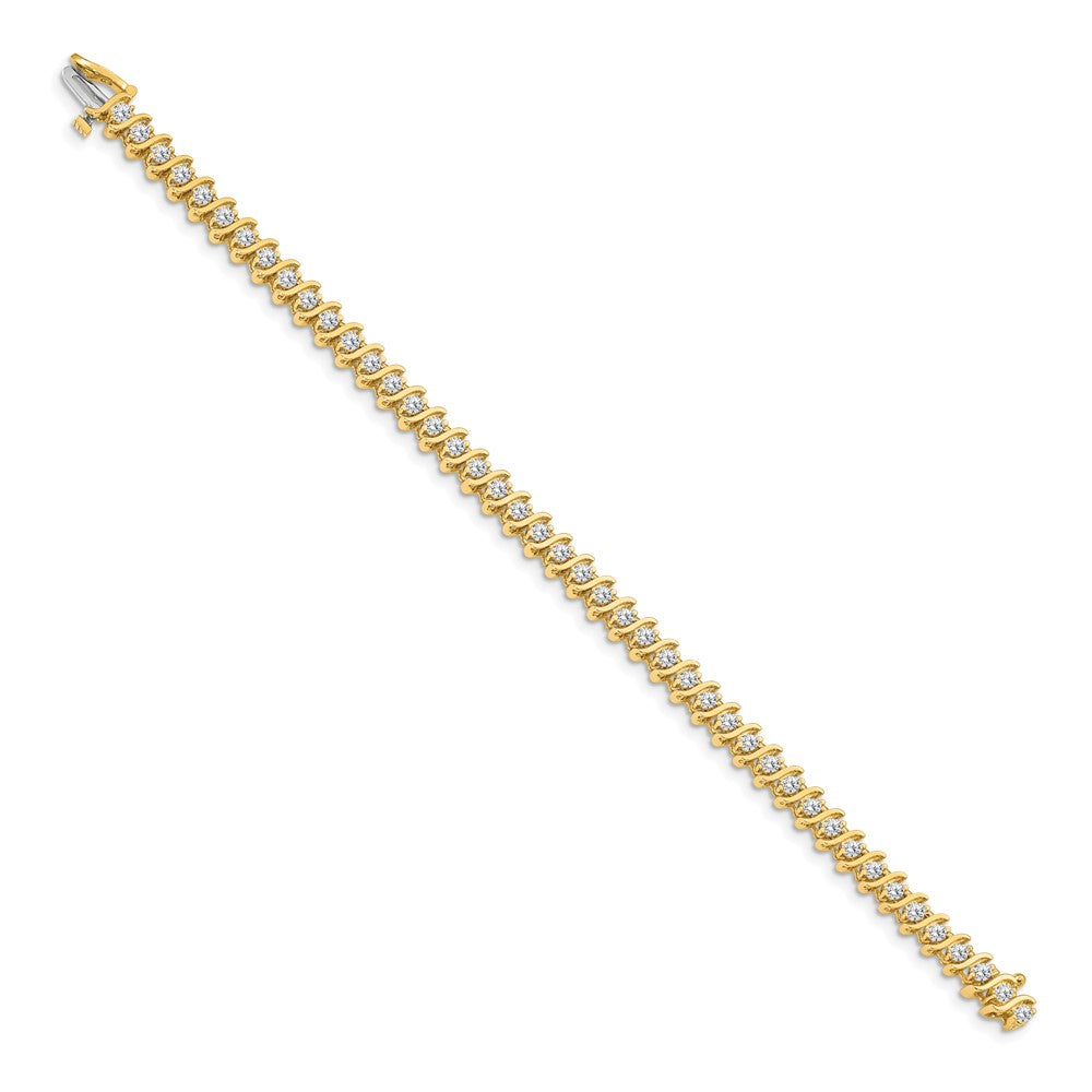 14k A Diamond Tennis Bracelet