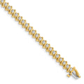 14k AAA Diamond Tennis Bracelet