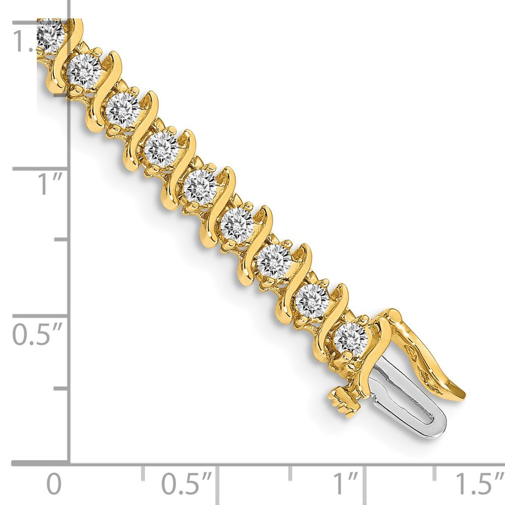 14k VS Diamond Tennis Bracelet