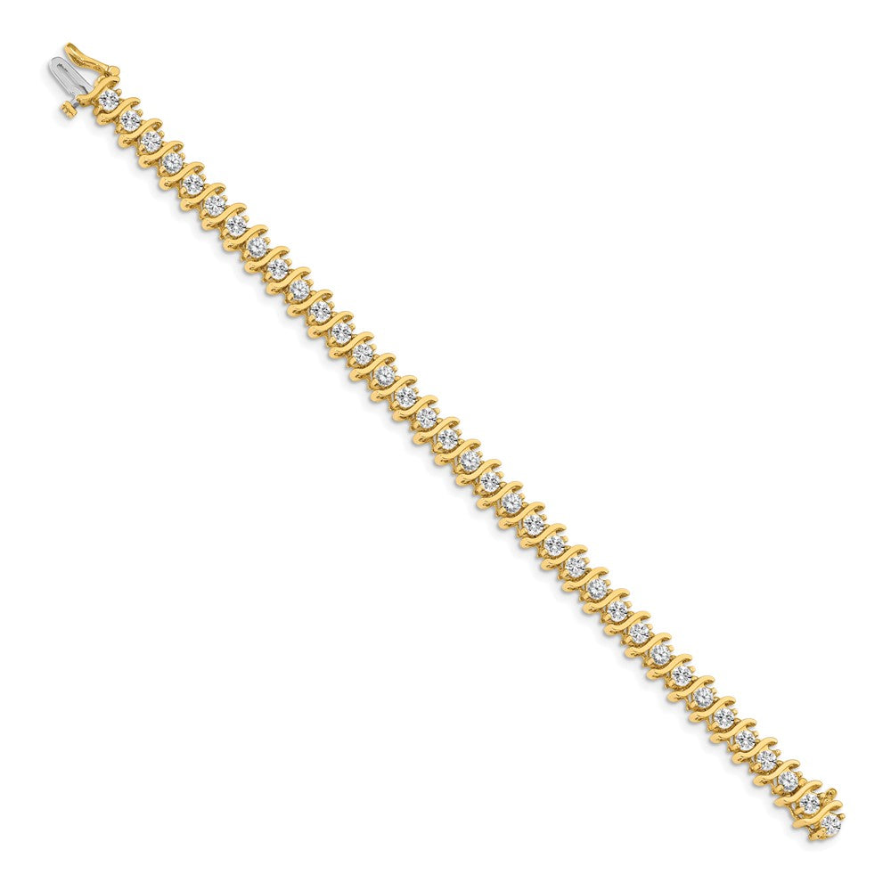 14k A Diamond Tennis Bracelet