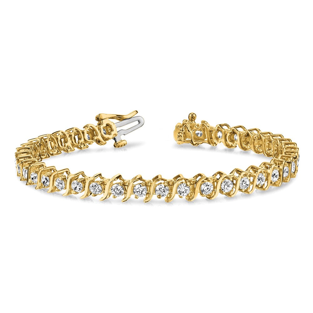14k AA Diamond Tennis Bracelet