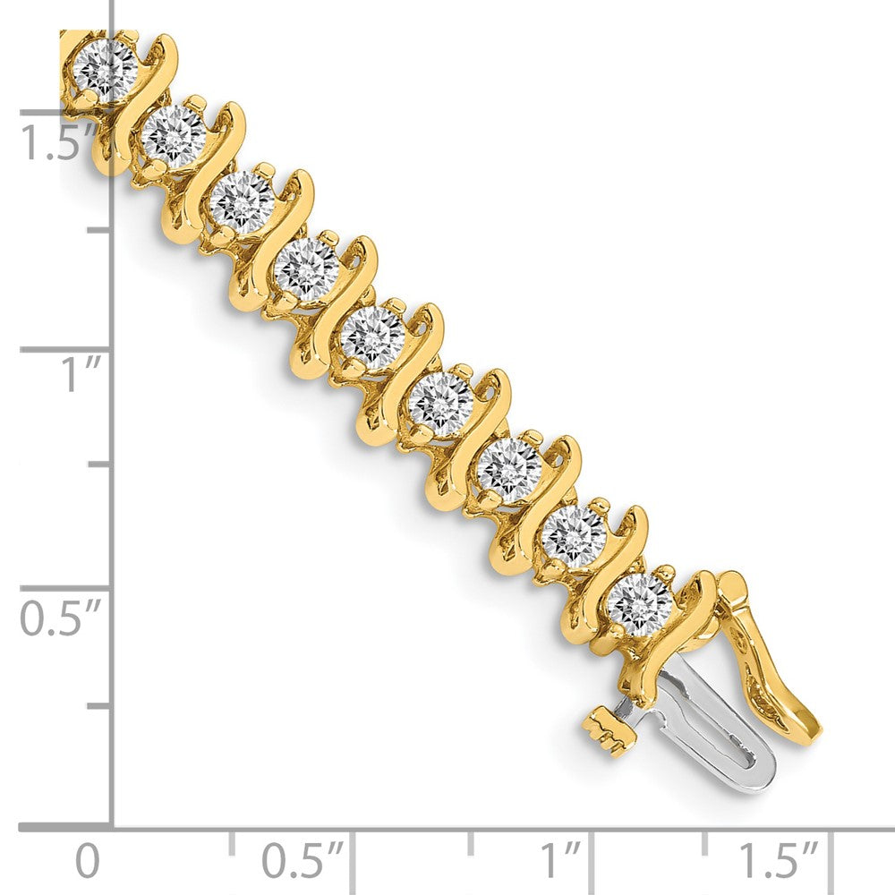 14k VS Diamond Tennis Bracelet