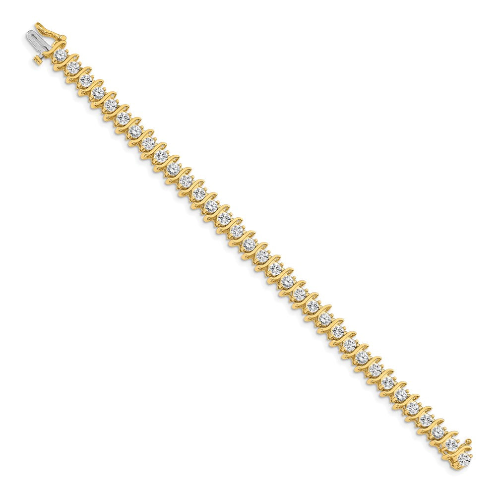 14k 3.8mm Diamond Tennis Bracelet Mounting