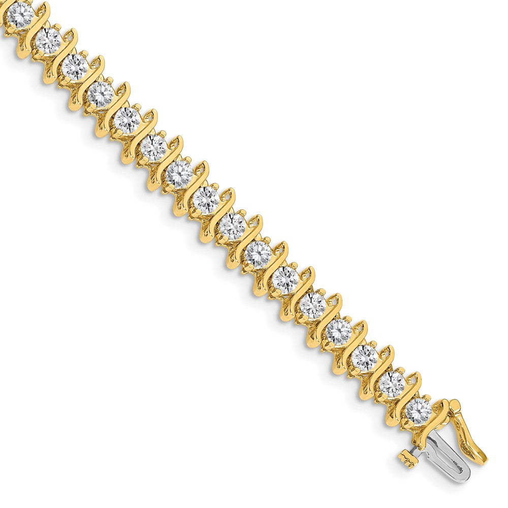14k 3.8mm Diamond Tennis Bracelet Mounting