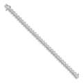 14k White Gold 3.8mm Diamond Tennis Bracelet
