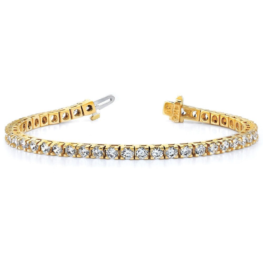 14k AAA Diamond Tennis Bracelet