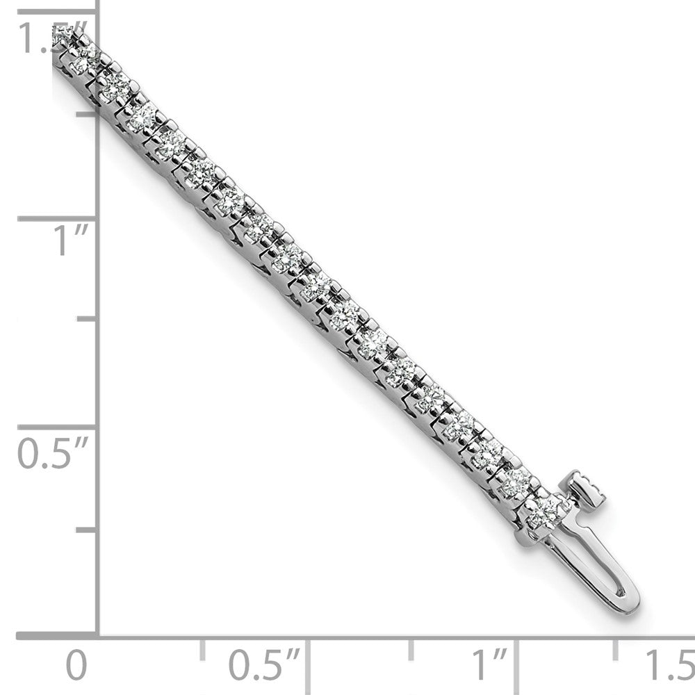 14k White Gold VS Diamond Tennis Bracelet