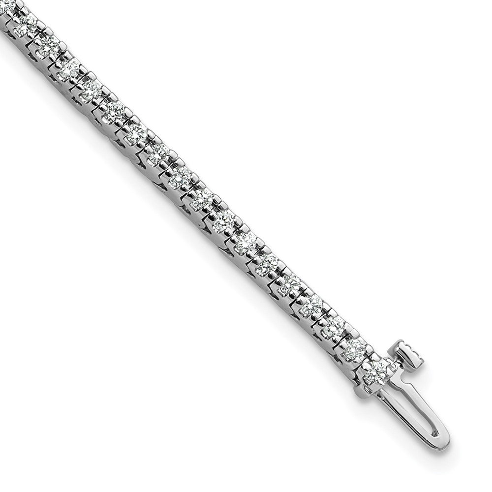14k White Gold VS Diamond Tennis Bracelet