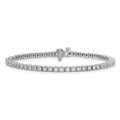 14k White Gold AAA Diamond Tennis Bracelet