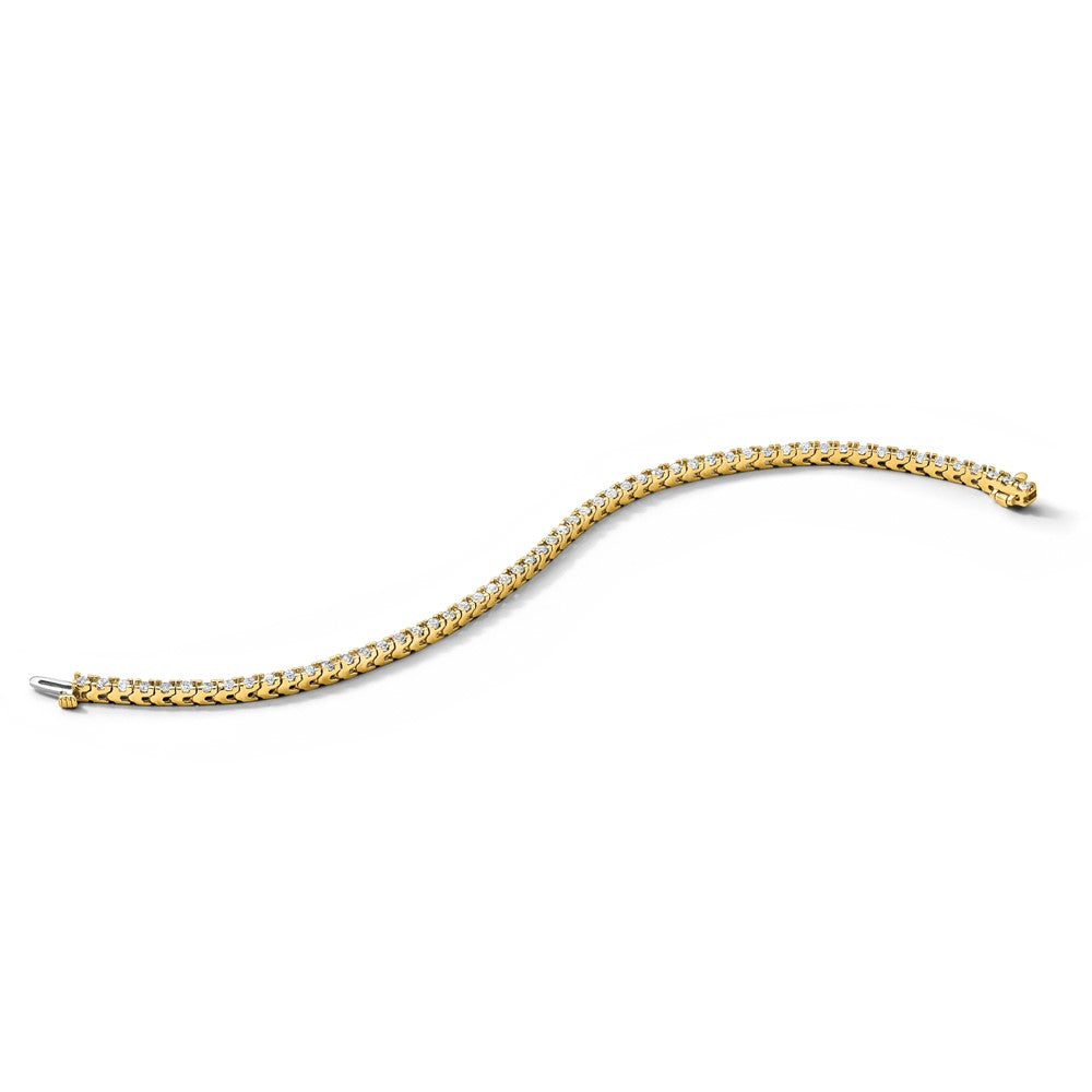 14k AA Diamond Tennis Bracelet