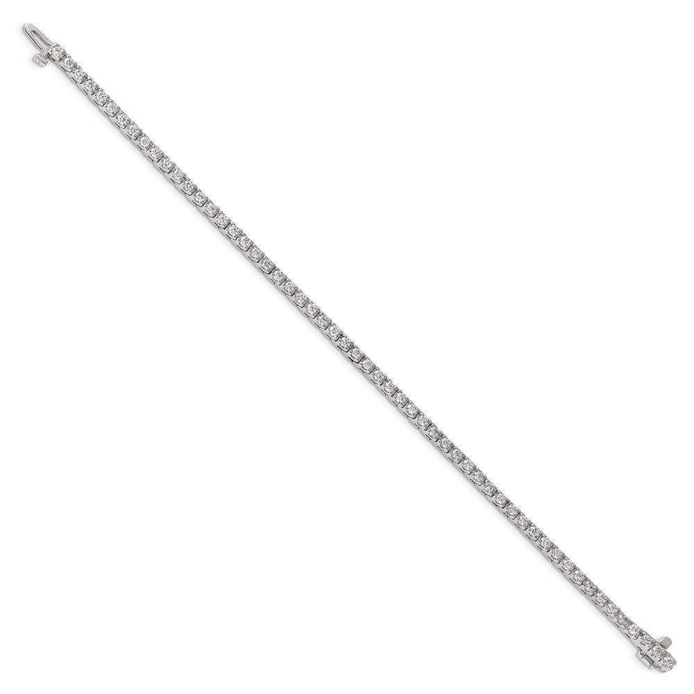 14k White Gold Tennis Bracelet Mounting