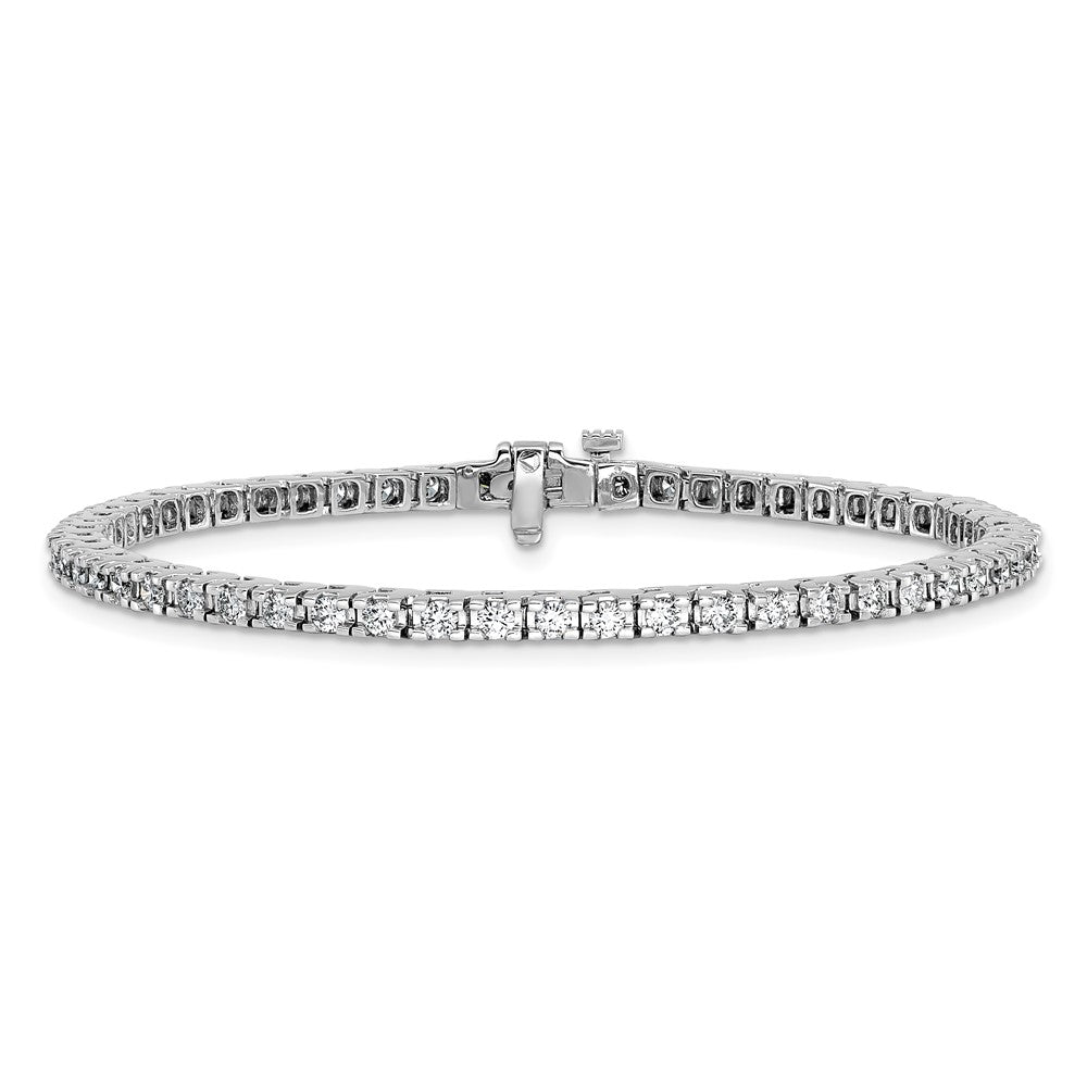 14k White Gold Tennis Bracelet Mounting