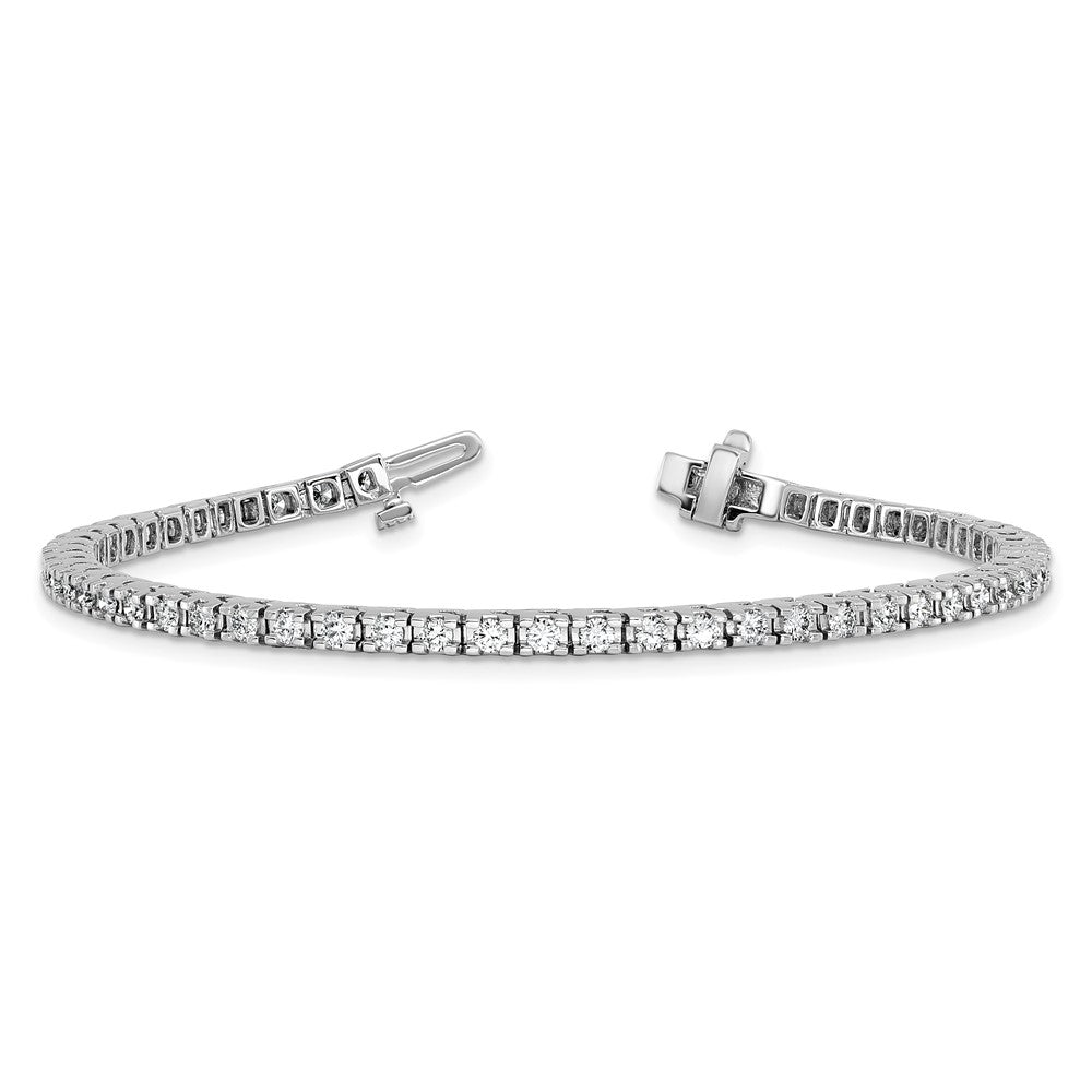 14k White Gold AA Diamond tennis bracelet