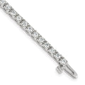 14k White Gold A Diamond Tennis Bracelet