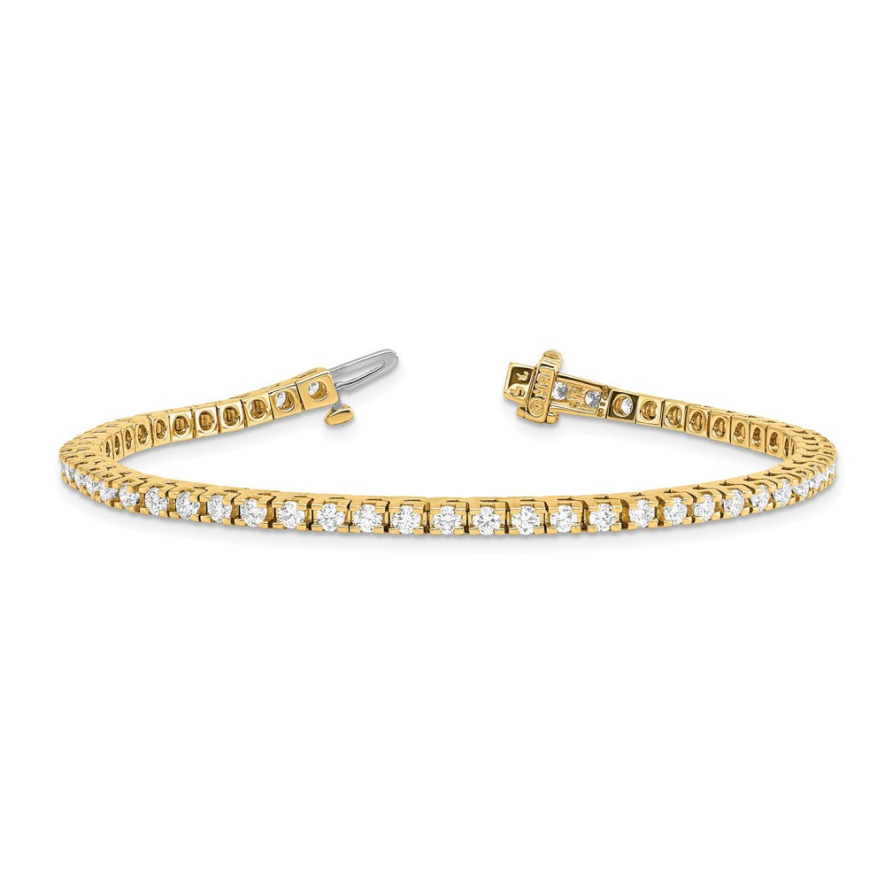 14k AAA Diamond Tennis Bracelet