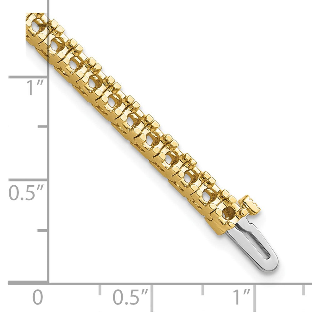 14k Diamond Tennis Bracelet Mounting