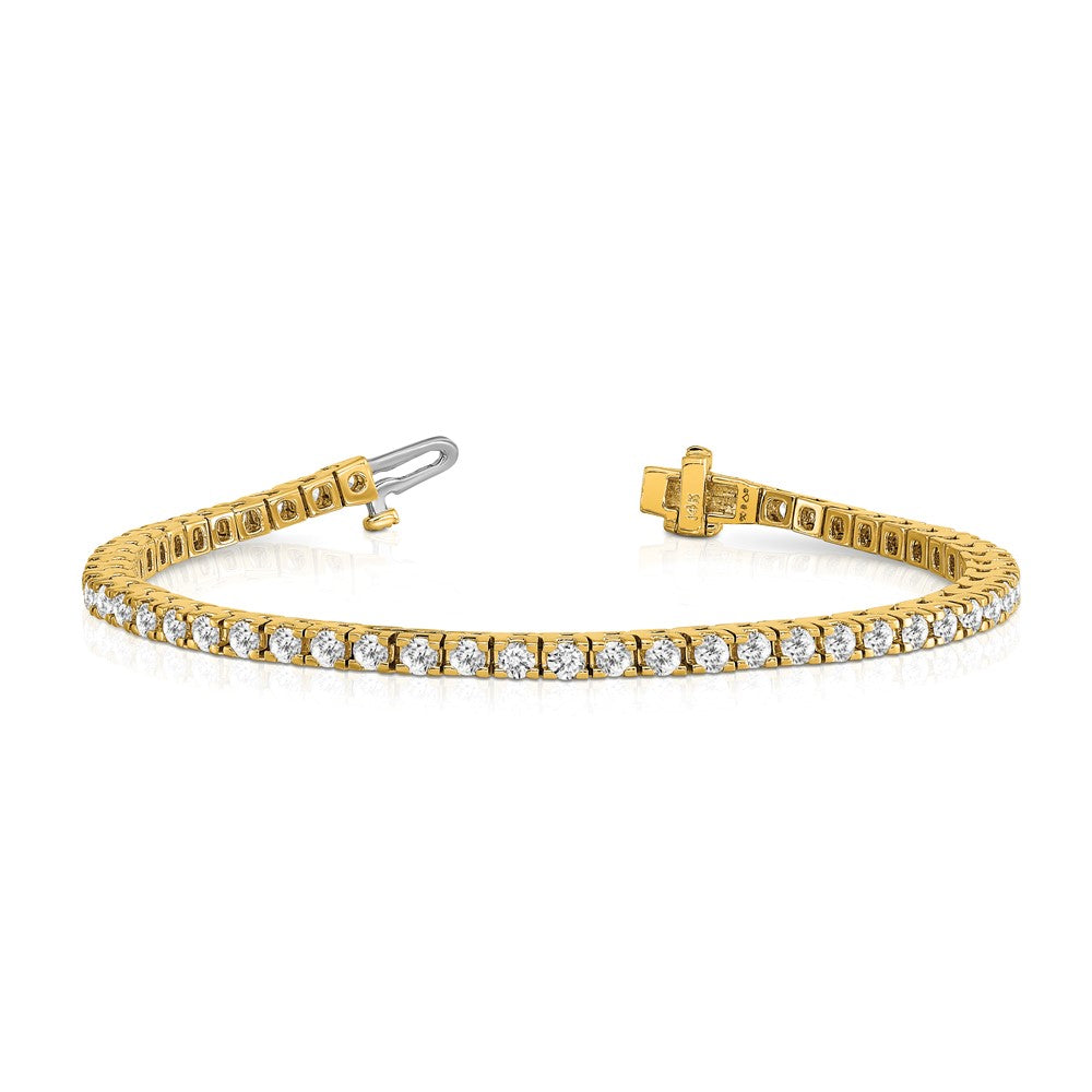 14k AA Diamond Tennis Bracelet