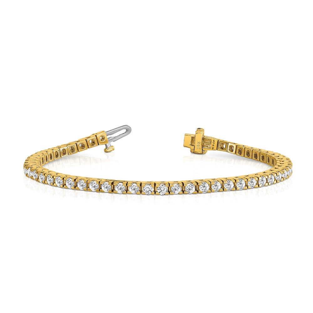 14k AA Diamond Tennis Bracelet