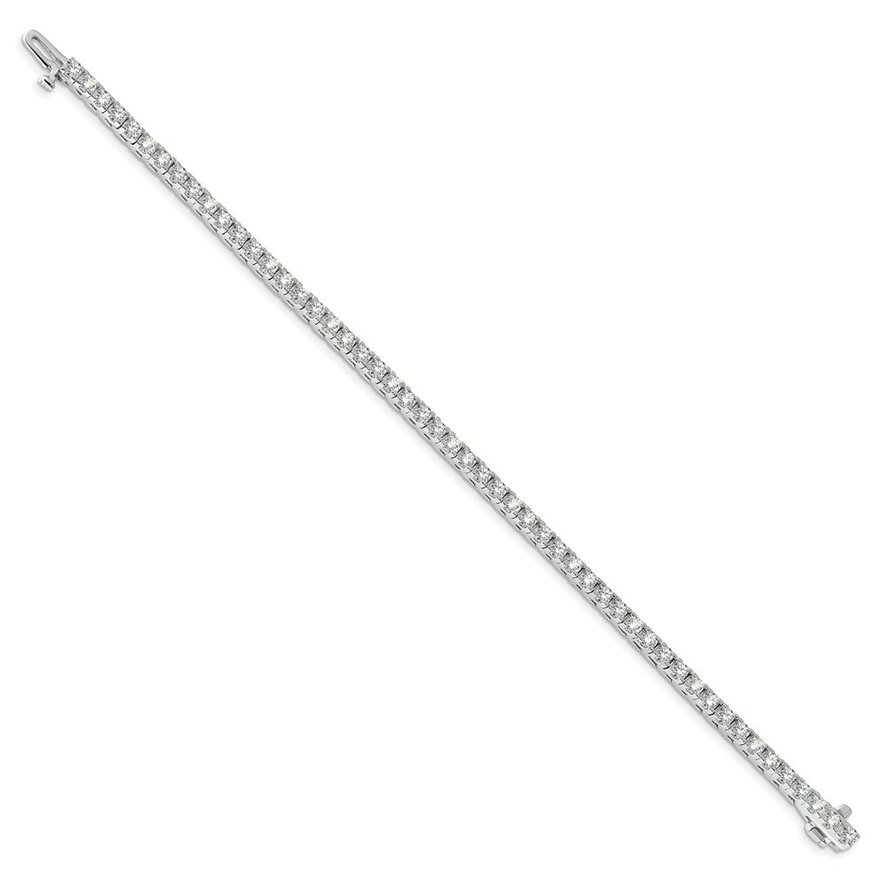 14k White Gold AA Diamond Tennis Bracelet