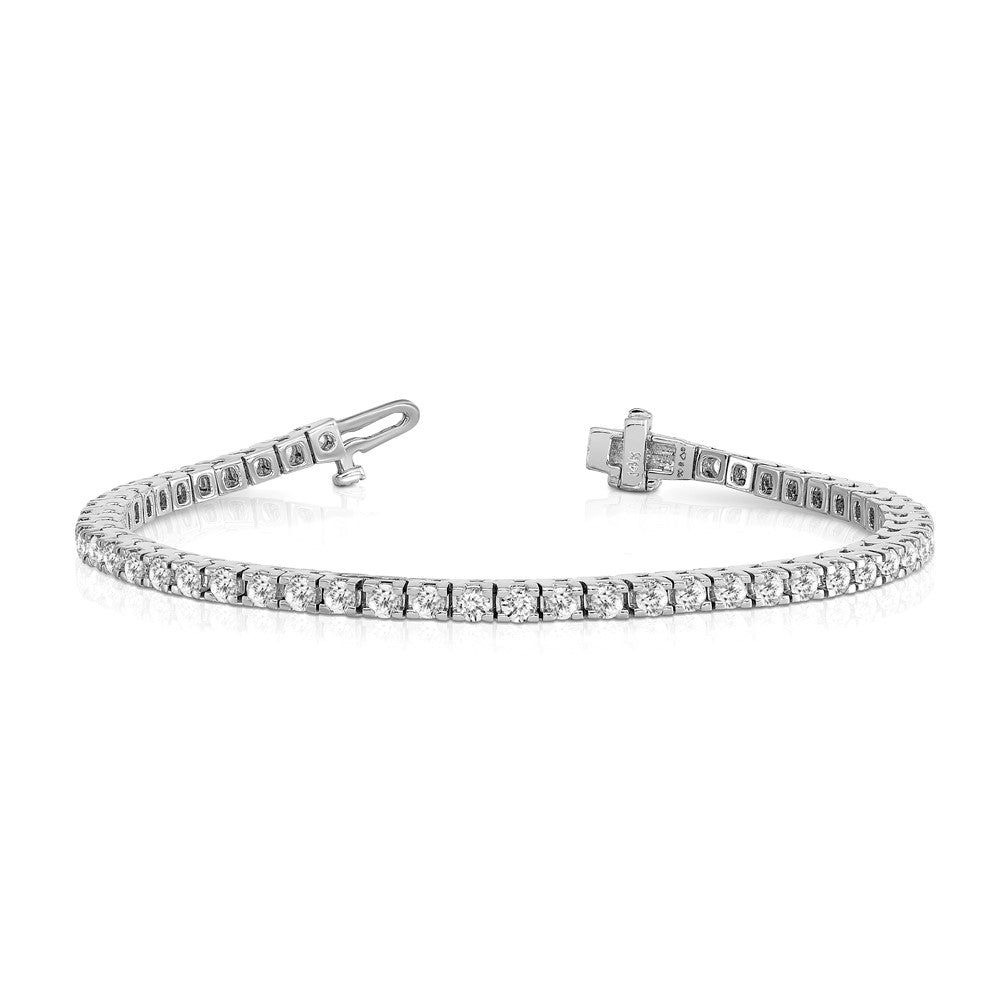14k White Gold VS Diamond Tennis Bracelet