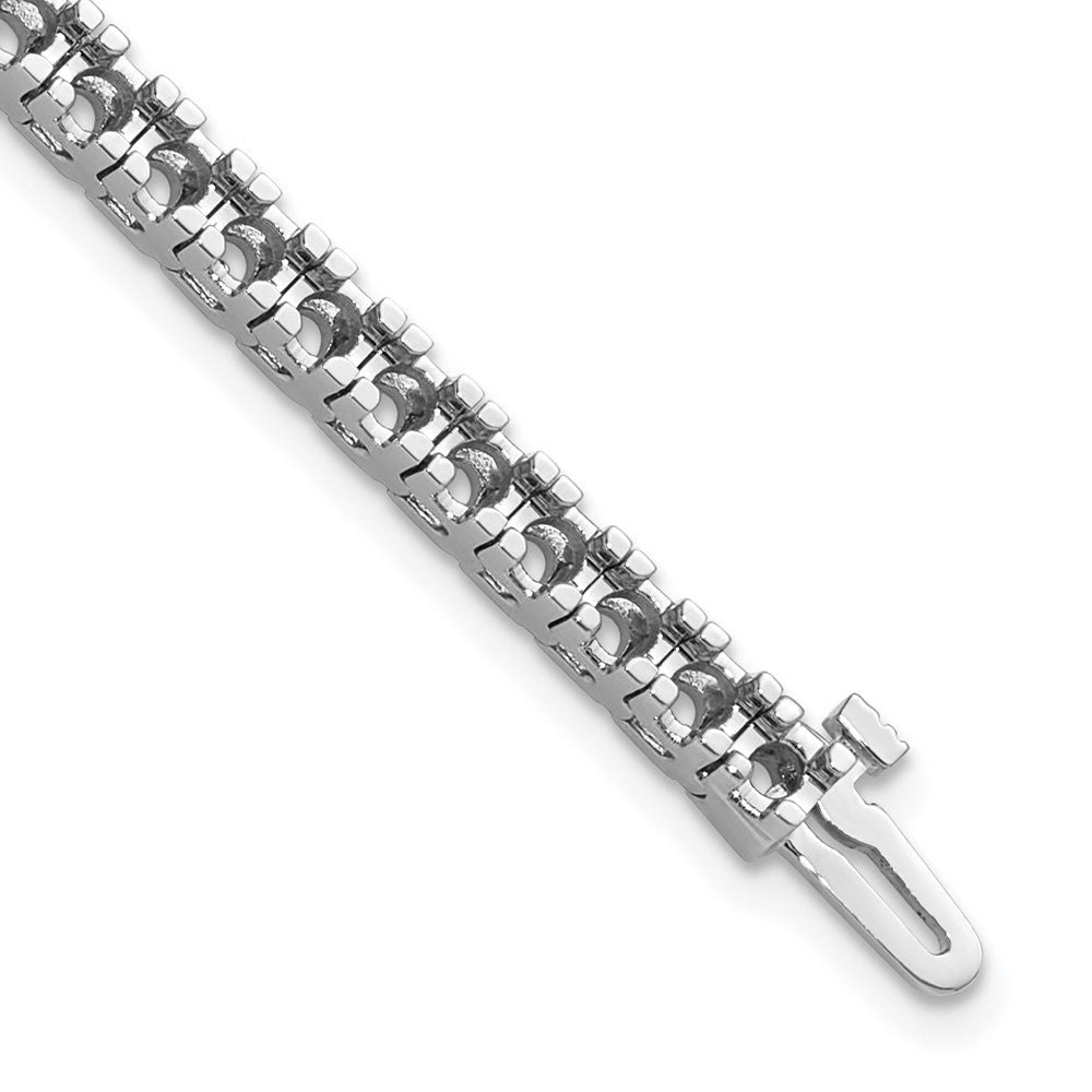 14k White Gold Tennis Bracelet Mounting