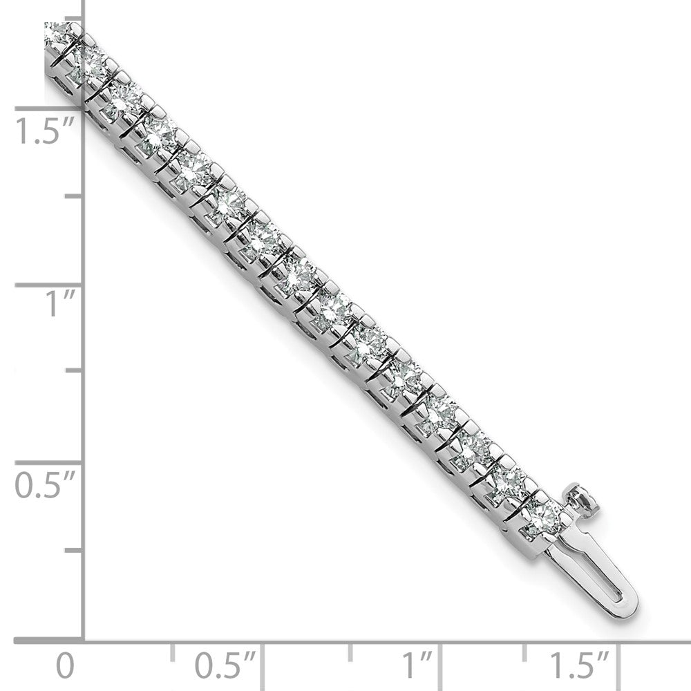 14k White Gold VS Diamond Tennis Bracelet