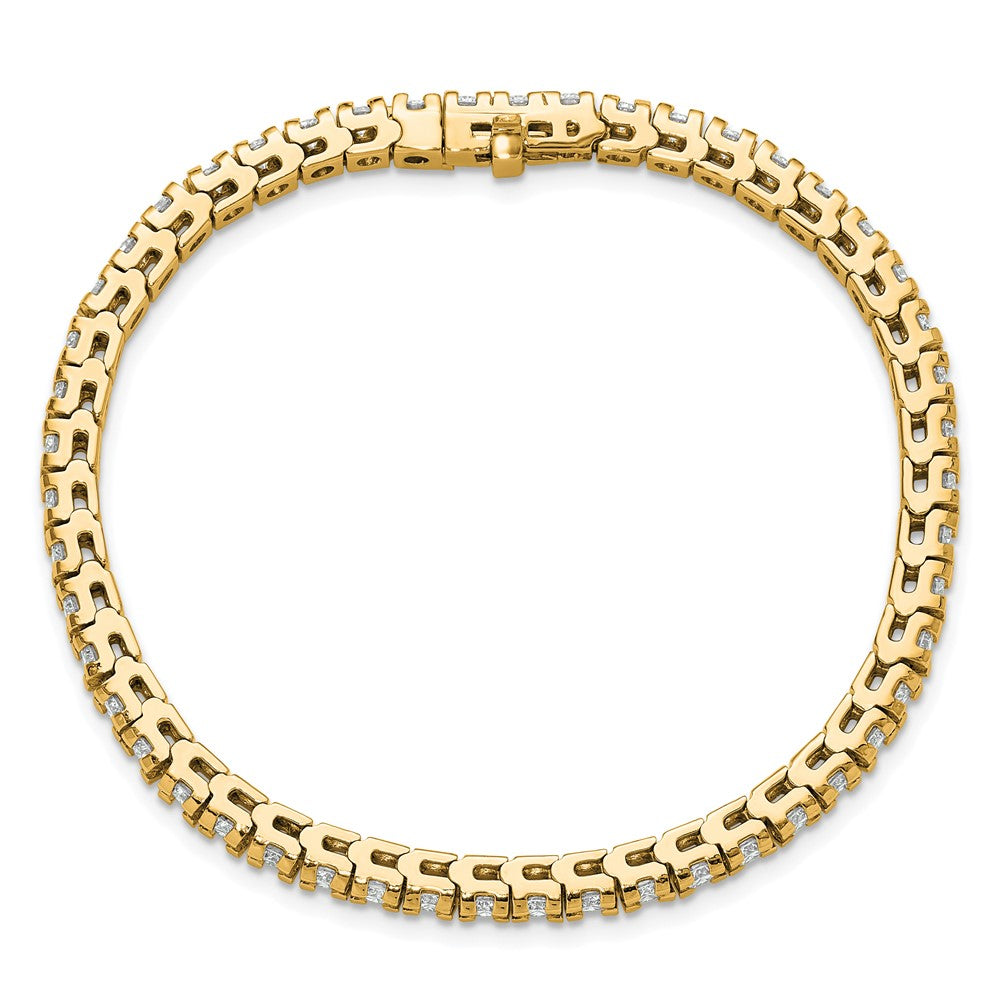 14k AAA Diamond Tennis Bracelet