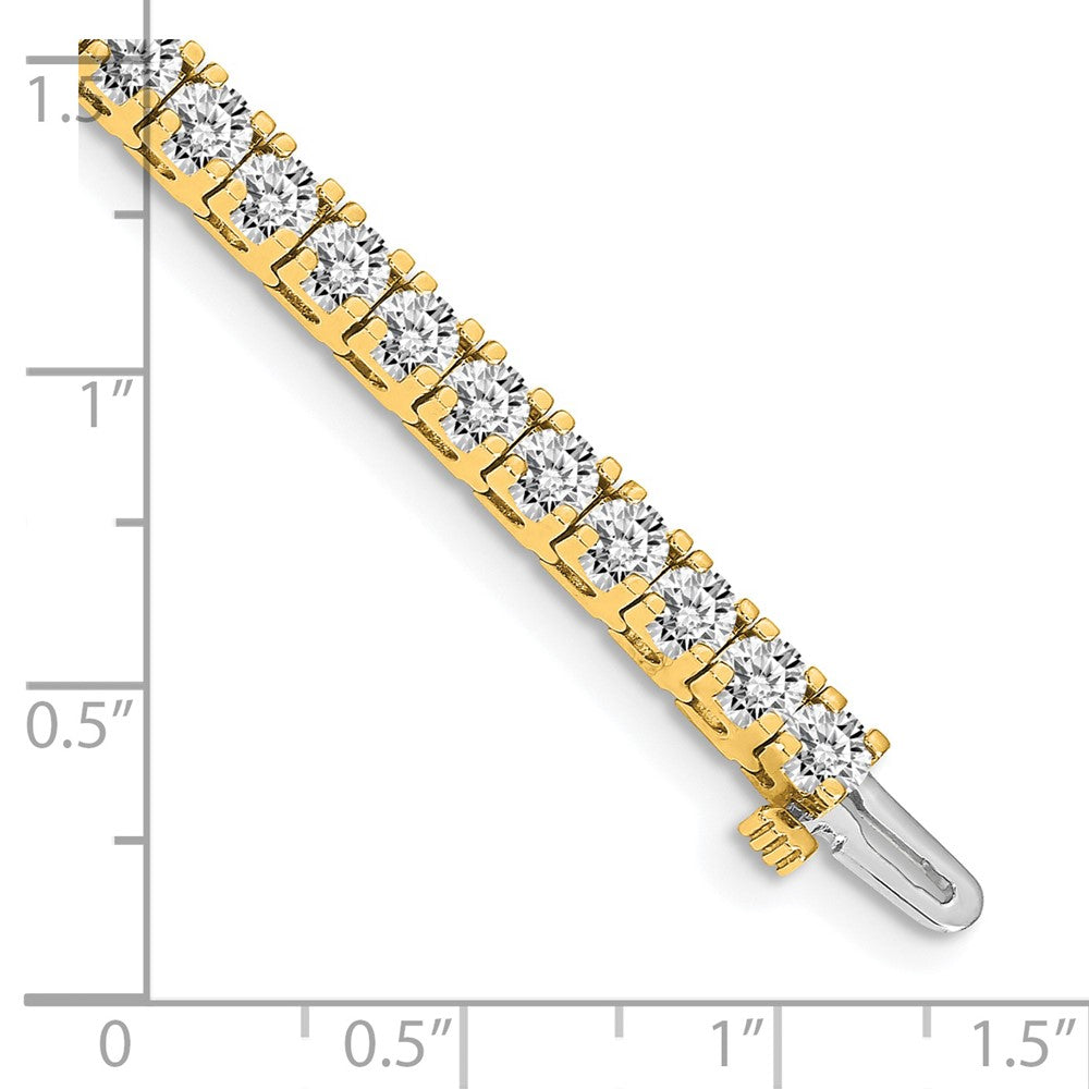 14k A Diamond Tennis Bracelet